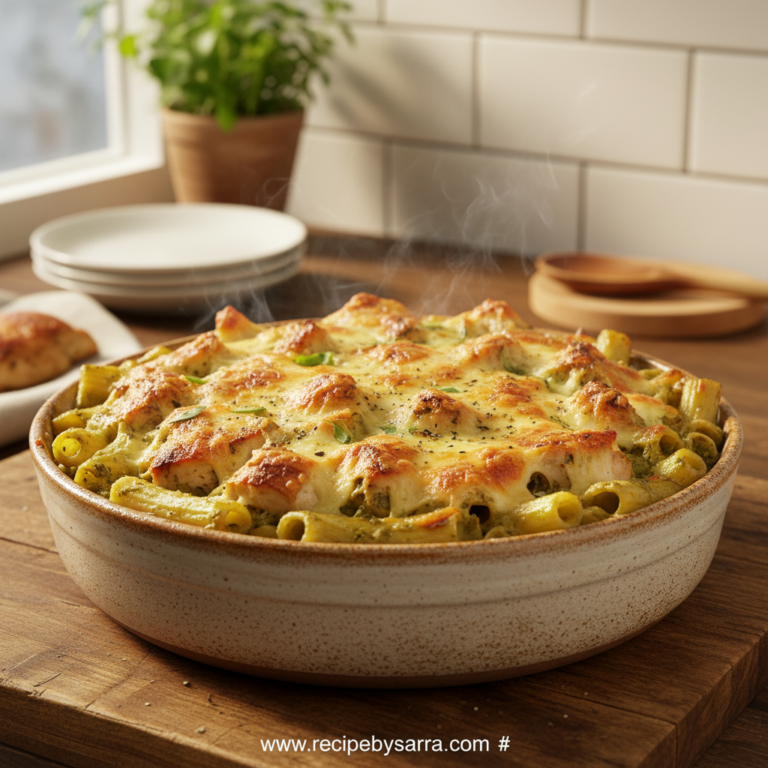 Pesto Chicken Pasta Bake - Easy Creamy Weeknight Dinner Recipe 6 creamy-pesto-chicken-pasta-bake---easy-recipe_feature