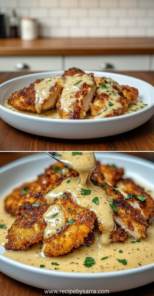 crispy-parmesan-chicken-with-a-rich-garlic-sauce---easy-dinner-idea---delectable-meal_feature