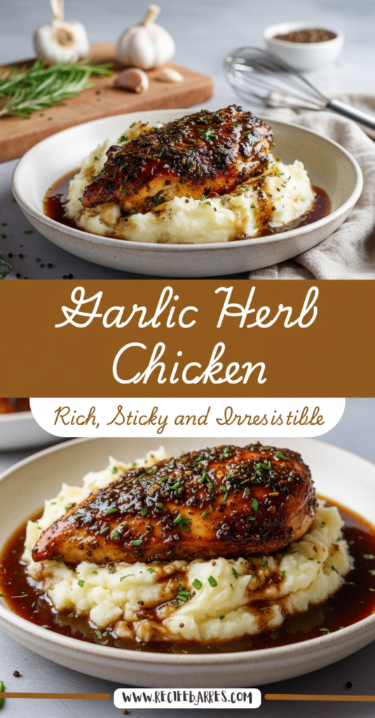glazed-garlic-herb-chicken-breast-over-creamy-mashed-potatoes-with-pan-sauce_feature