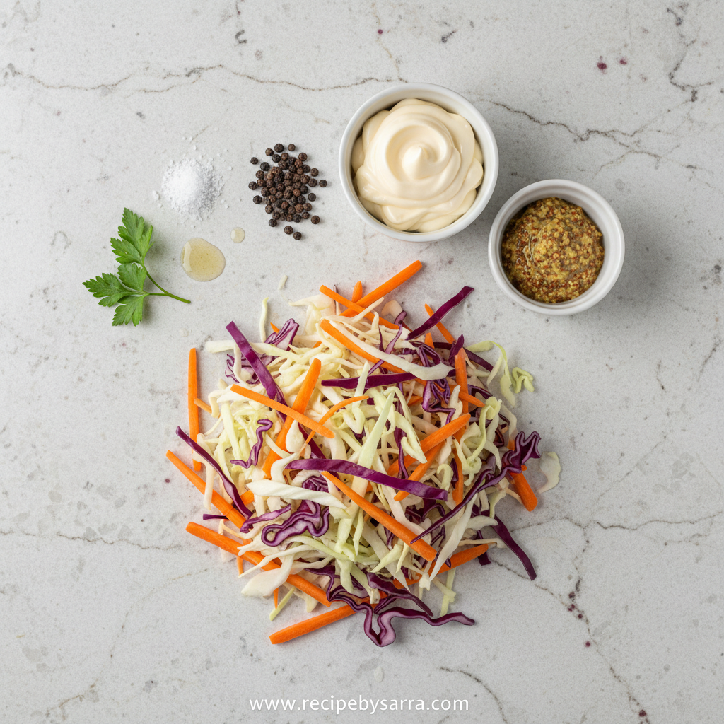 Ingredients for Gordon Ramsay Coleslaw