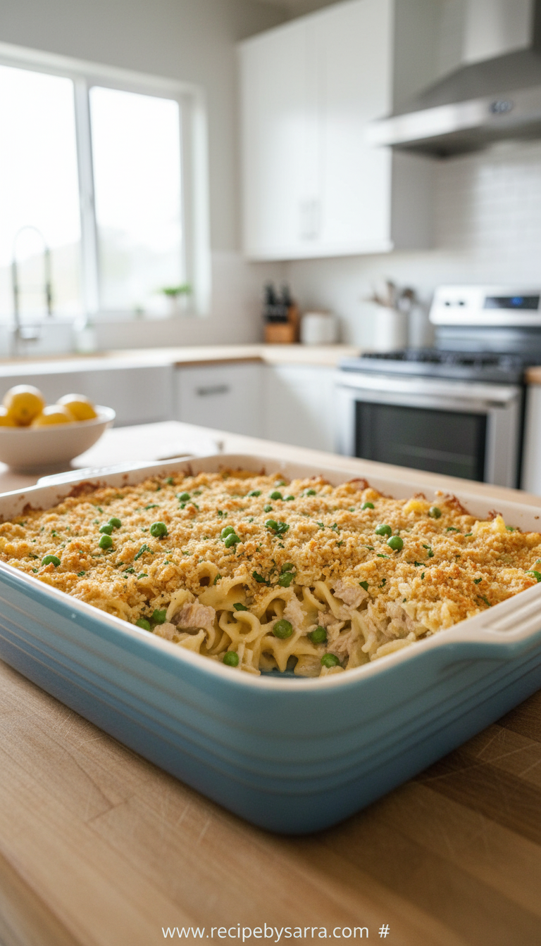 Skinny Tuna Noodle Casserole Recipe - Comfort Food Made Healthy 5 skinny-tuna-noodle-casserole--comfort-food-made-lighter-_feature