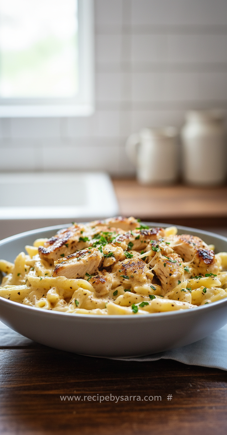Creamy Rotisserie Chicken Pasta - Irresistible Easy Weeknight Dinner 3 irresistible-creamy-rotisserie-chicken-pasta-recipe_feature