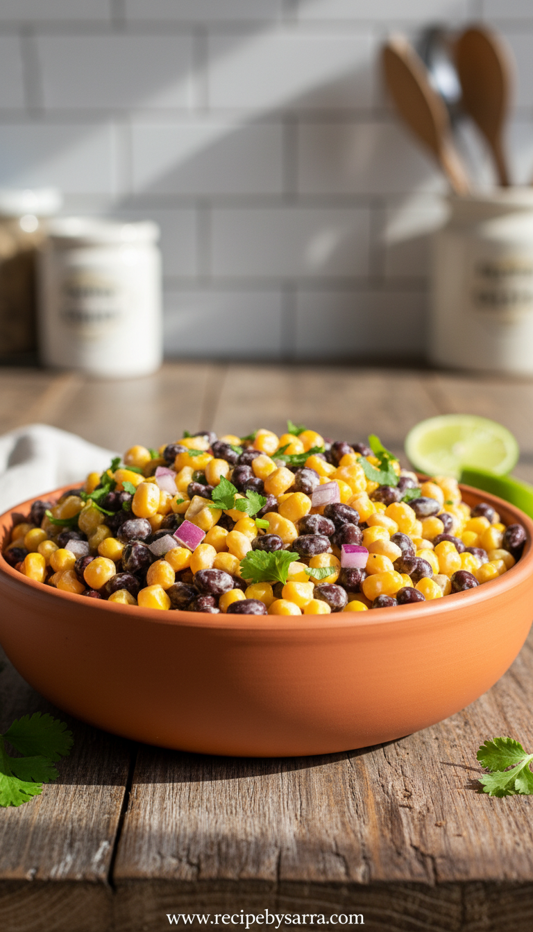 Refreshing Mexican Corn Bean Salad - Easy Zesty Fiesta Bowl Recipe 12 refreshing-mexican-corn---black-bean-salad-recipe_feature