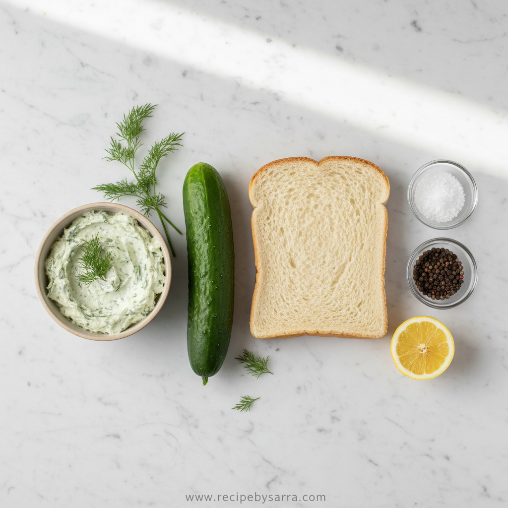 Classic Cucumber Sandwiches: Easy & Elegant Tea Time Bites 2 Ingredients for cucumber sandwiches