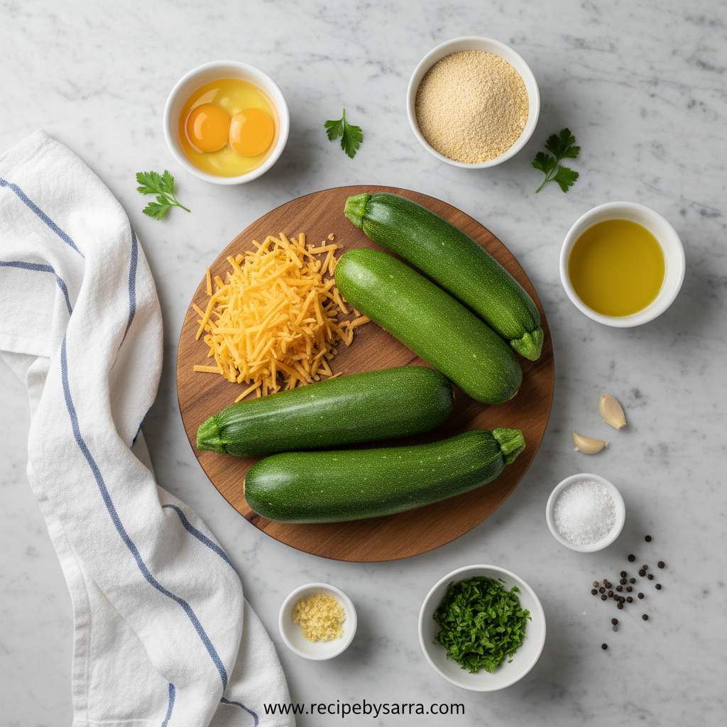 Easy Baked Zucchini and Cheese Casserole: A Comforting Family Dish 2 Ingredients for Easy Baked Zucchini and Cheese Casserole